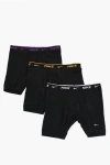 Nike Set Of 3 Solid Color Boxer With Contrasting Logo