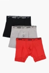 Nike Set Of 3 Stretch Cotton Boxer With Logoed Elastic Band