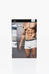 Nike Set Of 3 Stretch Cotton Boxer With Logoed Elastic Band In White