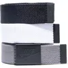 Nike Set Of 3 Webbed Belts In Multi