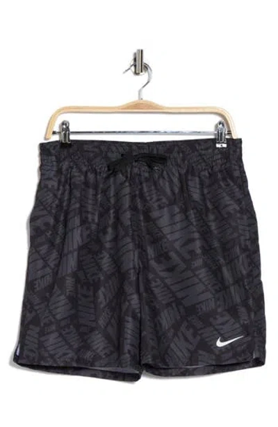 Nike Seven-inch Volley Swim Trunks In Gray