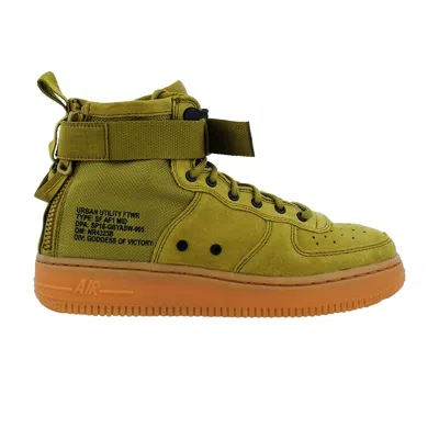 Pre-owned Nike Sf Air Force 1 Gs 'desert Moss' | Green | Kid's Size 5