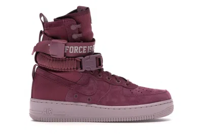 Pre-owned Nike Sf Air Force 1 High Force Is Female (women's) Sneakers In Vintage Wine/particle Rose