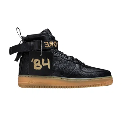 Pre-owned Nike Sf Air Force 1 Mid 'for Baltimore' In Black