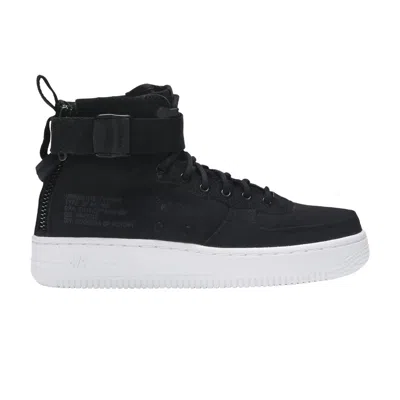Pre-owned Nike Sf Air Force 1 Mid Gs 'black' | Kid's Size 4