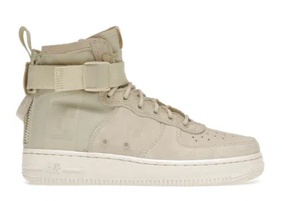 Pre-owned Nike Sf Air Force 1 Mid (women's) Sneakers In Fossil/sail/white