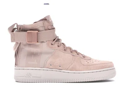 Pre-owned Nike Sf Air Force 1 Mid (women's) Sneakers In Particle Beige