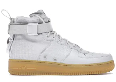 Pre-owned Nike Sf Air Force 1 Mid (women's) Sneakers In Vast Grey/gum Light Brown In Multi