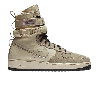 Pre-owned Nike Sf Air Force 1 'muslin' In Brown