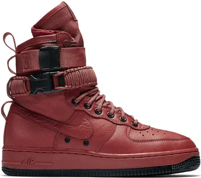 Pre-owned Nike Sf Air Force High (women's) Sneakers In Cedar/black
