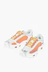 Nike Woman Sneakers Orange Size 6 Textile Fibers In White