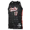 Nike Shaedon Sharpe Portland Trail Blazers 2024/25 City Edition Big Kids'  Dri-fit Nba Swingman Jersey In Black
