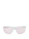 Nike Shield-frame Sunglasses In White