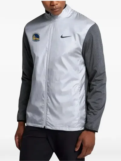 Nike Shield Golden State Warriors Jacket In Gray