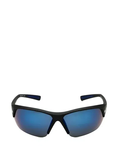 Nike Shield-frame Sunglasses In Blue