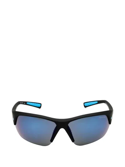Nike Shield-frame Sunglasses In Blue