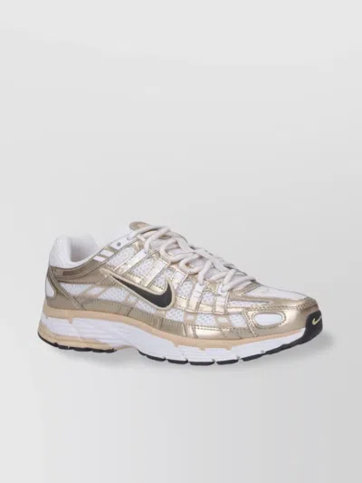 Nike Shiny Low Top Sneakers In White