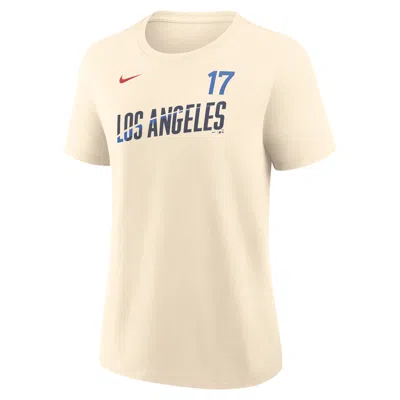 Nike Shohei Ohtani Los Angeles Dodgers City Connect  Women's Mlb T-shirt In Neutral
