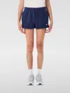 Nike Mid-rise Fleece Shorts Side Slits In Blue