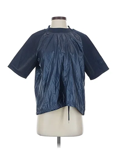 Pre-owned Nike Short Sleeve Blouse In Blue