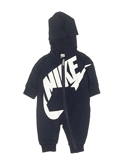 Pre-owned Nike Babies' Short Sleeve Onesie In Black