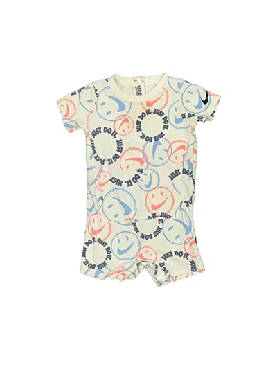 Pre-owned Nike Kids' Short Sleeve Onesie In Blue