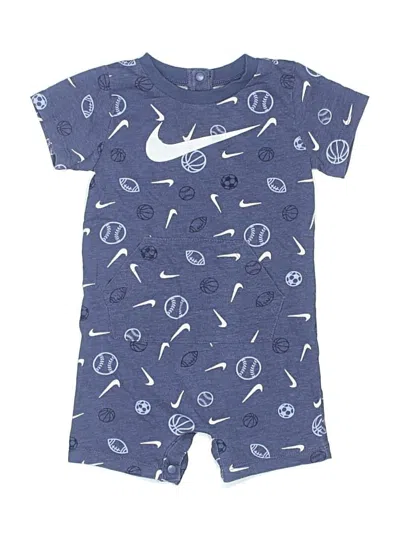 Pre-owned Nike Kids' Short Sleeve Onesie In Blue