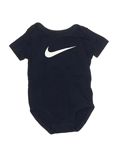 Pre-owned Nike Kids' Short Sleeve Onesie In Blue