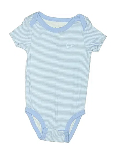 Pre-owned Nike Babies' Short Sleeve Onesie In Blue