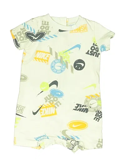 Pre-owned Nike Babies' Short Sleeve Outfit In Green
