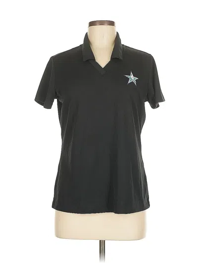 Pre-owned Nike Short Sleeve Polo Shirt In Black
