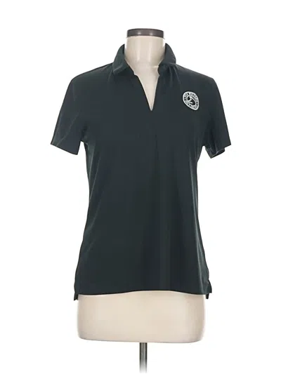 Pre-owned Nike Short Sleeve Polo Shirt In Black