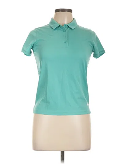 Pre-owned Nike Short Sleeve Polo Shirt In Blue