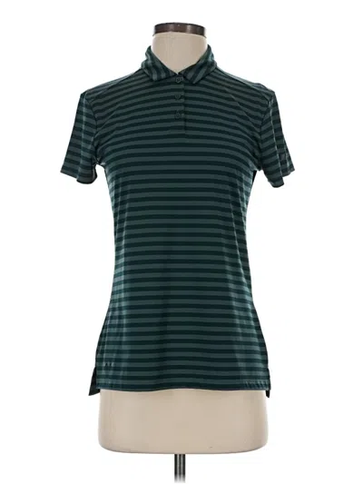 Pre-owned Nike Short Sleeve Polo Shirt In Blue