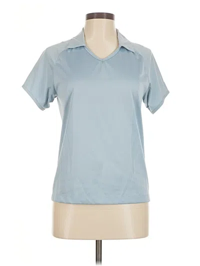 Pre-owned Nike Short Sleeve Polo Shirt In Blue