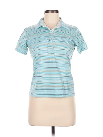 Pre-owned Nike Short Sleeve Polo Shirt In Blue