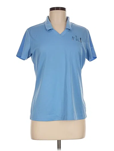 Pre-owned Nike Short Sleeve Polo Shirt In Blue