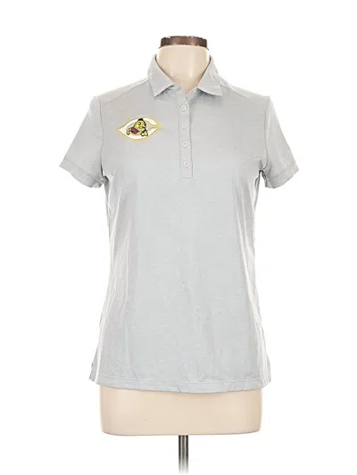 Pre-owned Nike Short Sleeve Polo Shirt In Gray