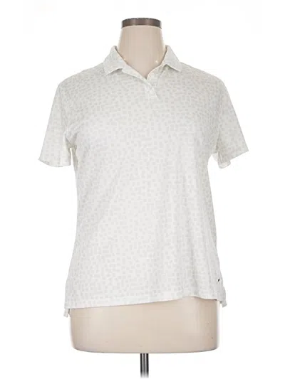 Pre-owned Nike Short Sleeve Polo Shirt In Ivory