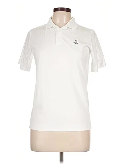 Pre-owned Nike Short Sleeve Polo Shirt In Ivory