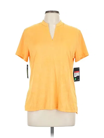 Pre-owned Nike Short Sleeve Polo Shirt In Orange