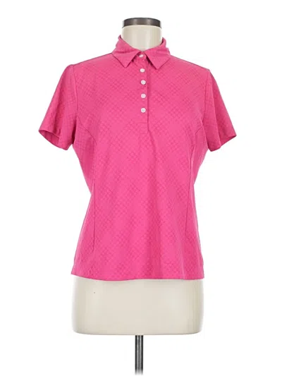 Pre-owned Nike Short Sleeve Polo Shirt In Pink