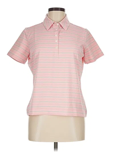 Pre-owned Nike Short Sleeve Polo Shirt In Pink
