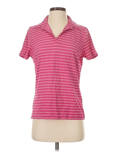 Pre-owned Nike Short Sleeve Polo Shirt In Pink
