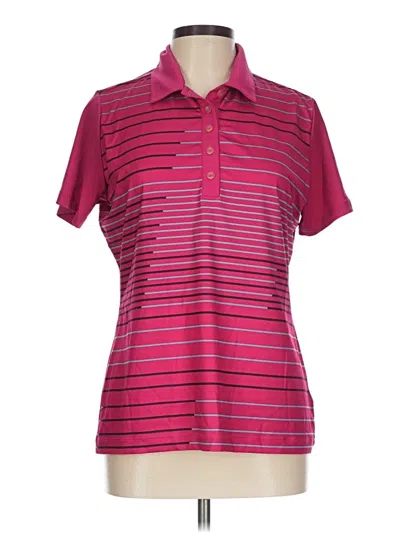 Pre-owned Nike Short Sleeve Polo Shirt In Pink