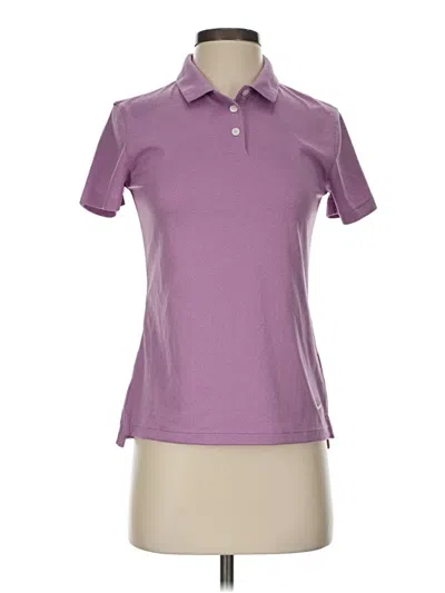 Pre-owned Nike Short Sleeve Polo Shirt In Purple