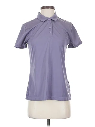 Pre-owned Nike Short Sleeve Polo Shirt In Purple