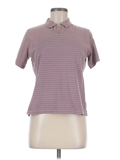 Pre-owned Nike Short Sleeve Polo Shirt In Purple