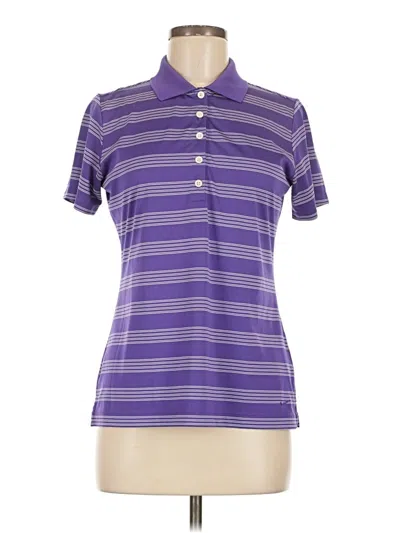 Pre-owned Nike Short Sleeve Polo Shirt In Purple