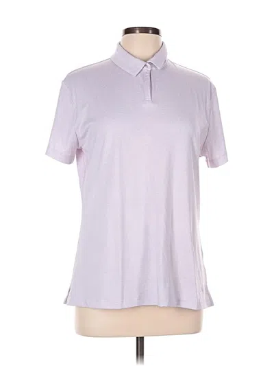 Pre-owned Nike Short Sleeve Polo Shirt In Purple